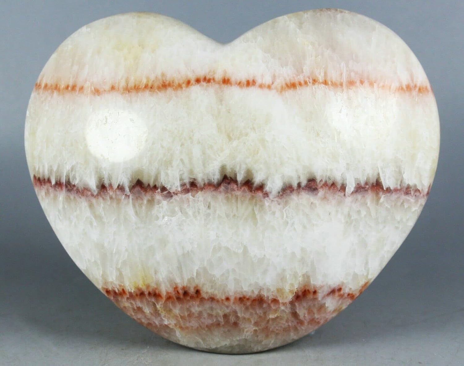 Natural Pork Stone Polishing Heart Shape Healing