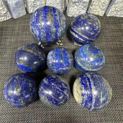 Lapis Lazuli Healing Crystal Ball Indoor Fountain Stone 75mm-80mm