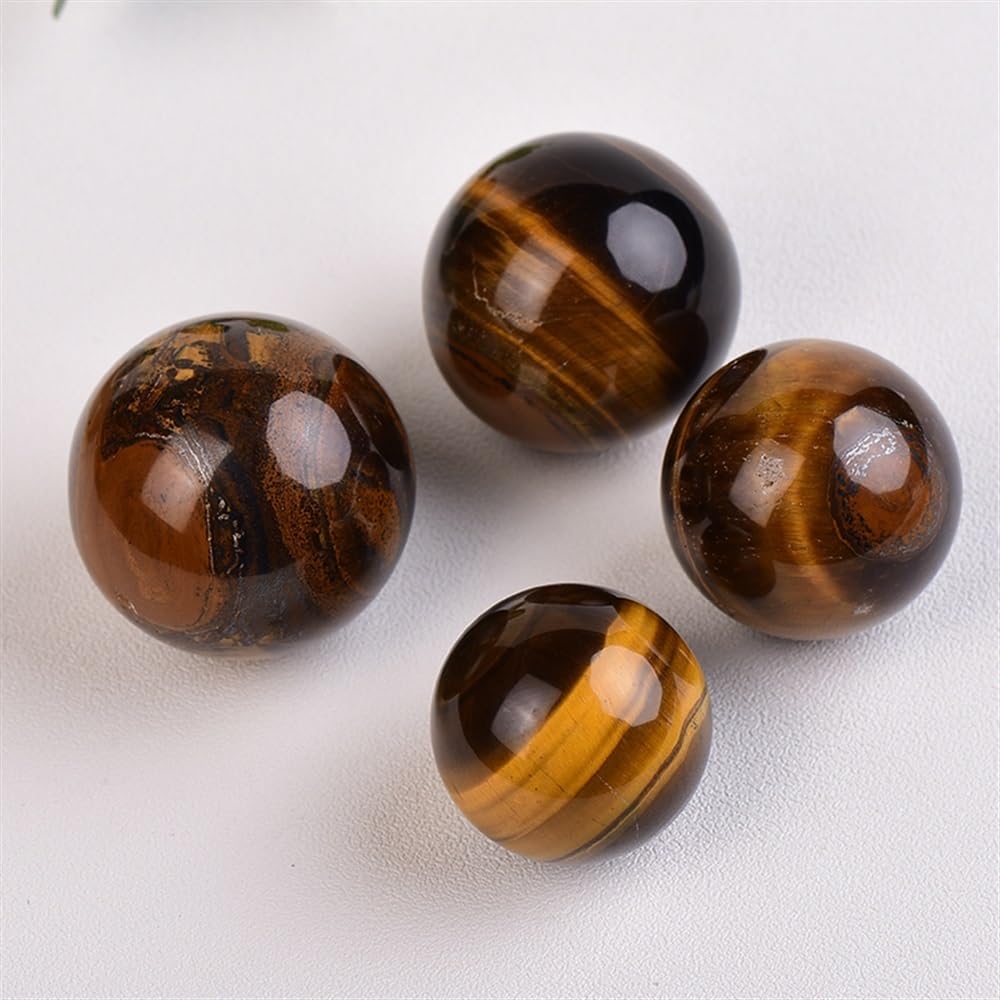KatLin Natural Tiger Eye Stones Ball 40-50mm Home Decor