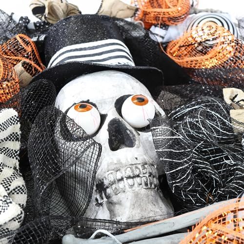 Needzo Halloween 2024 Skeleton Wreath