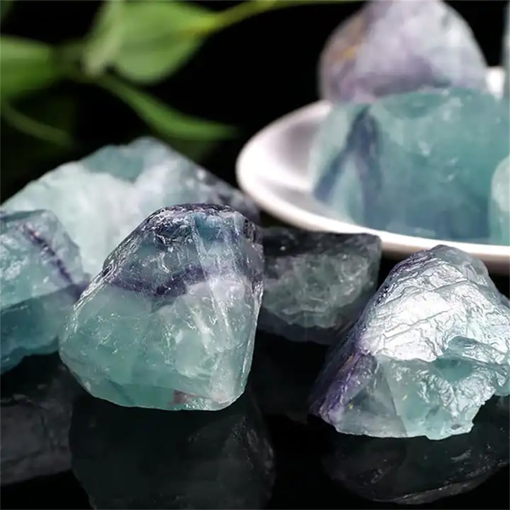 Natural Rainbow Fluorite Crystal Stones 1000g