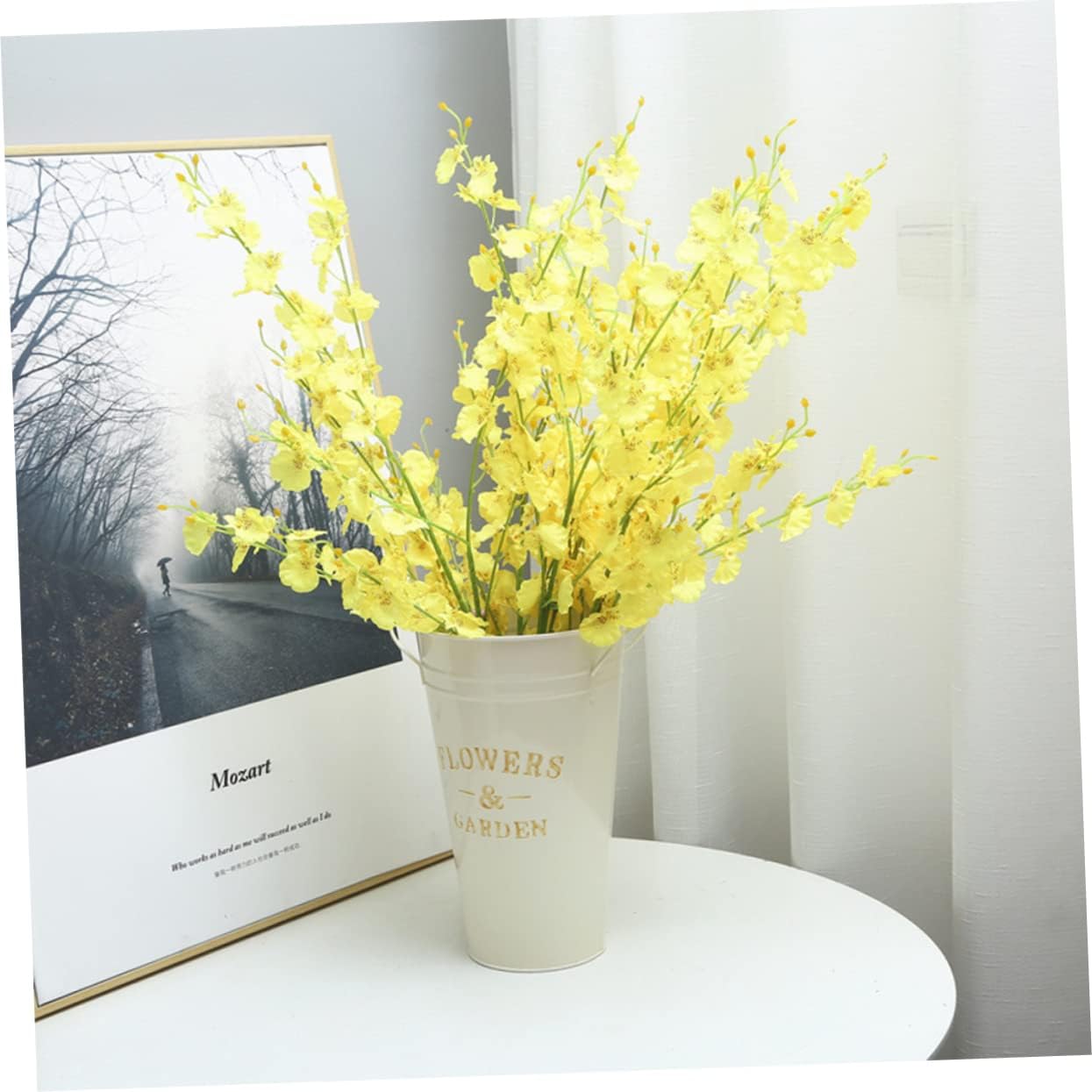 Vintage Flower Bucket Iron Pot for Succulents and Indoor Plants