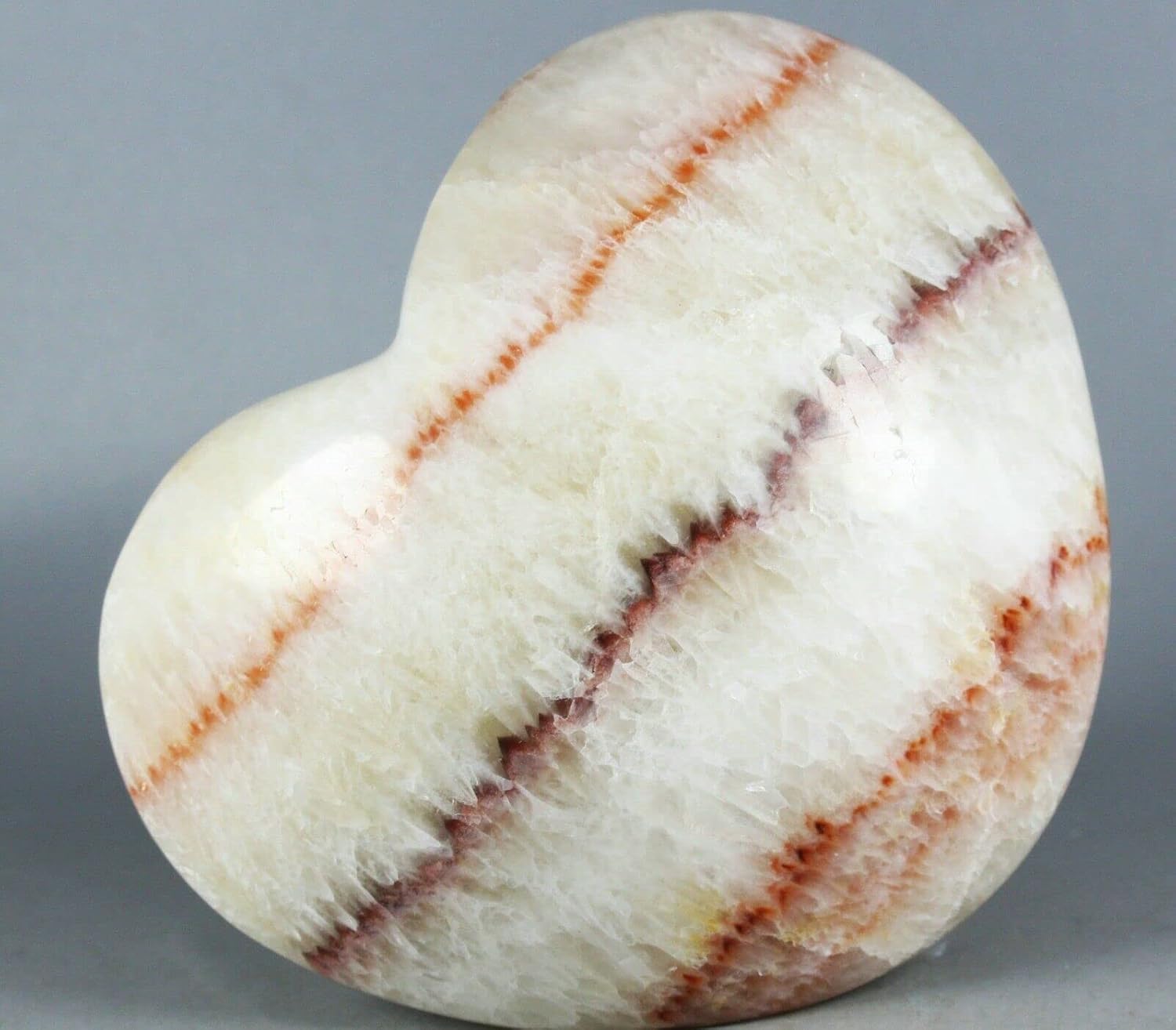 Natural Pork Stone Polishing Heart Shape Healing