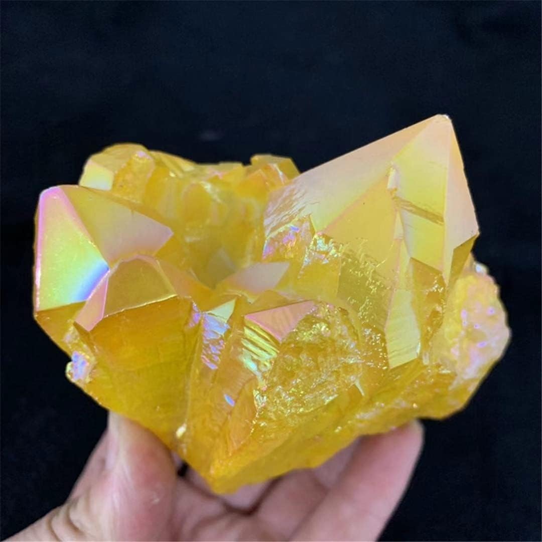 FLOAPA Natural Rock Crystal Clusters Decorative Stones