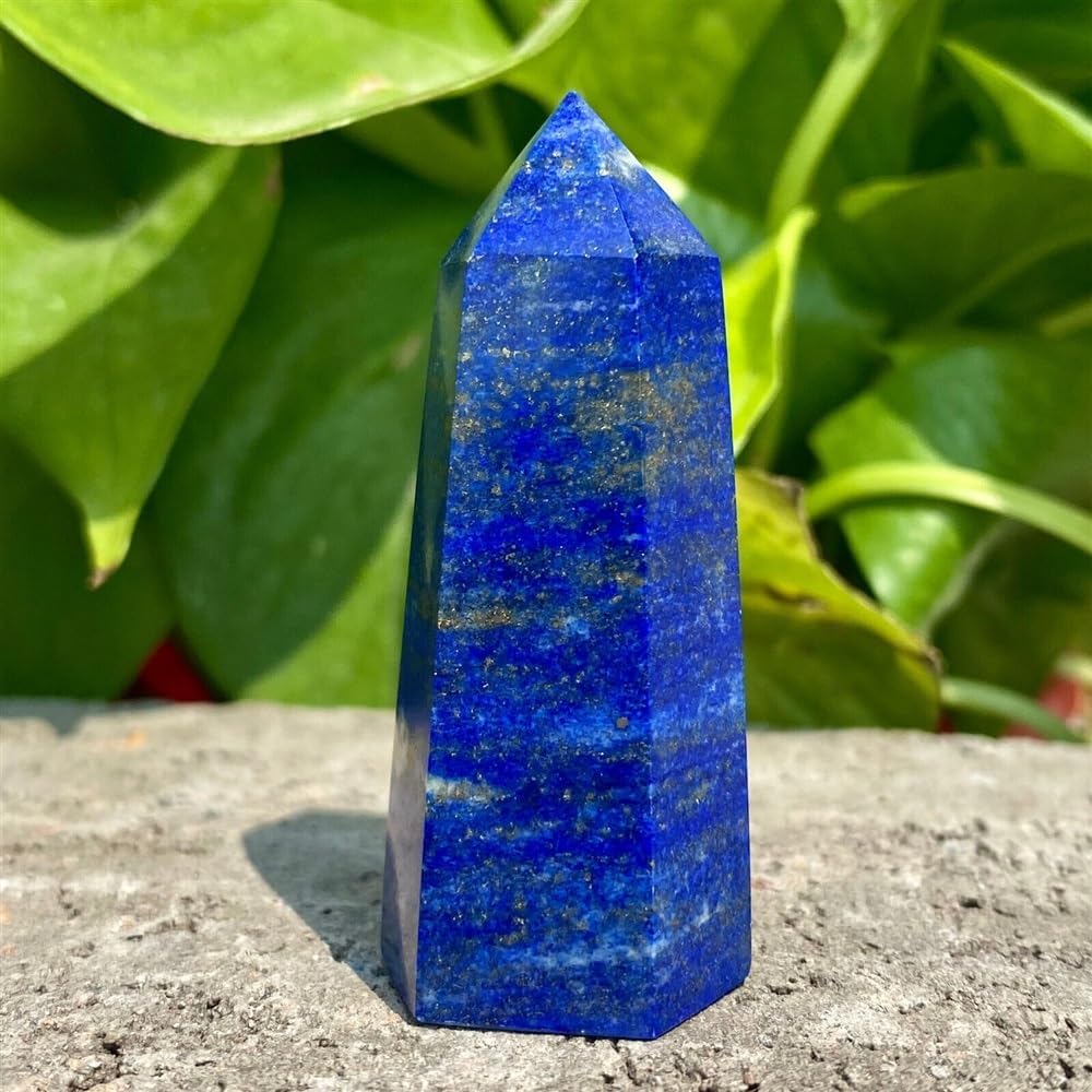 KatLin Lapis Lazuli Quartz Crystal Healing Wand Obelisk