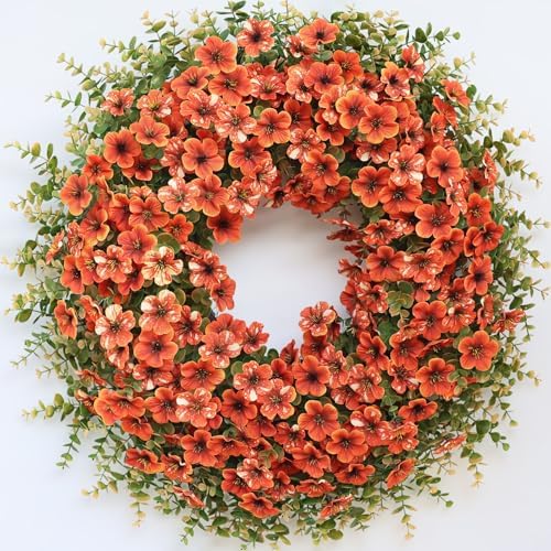 26 Inch Fall Wreath for Front Door Autumn Decor
