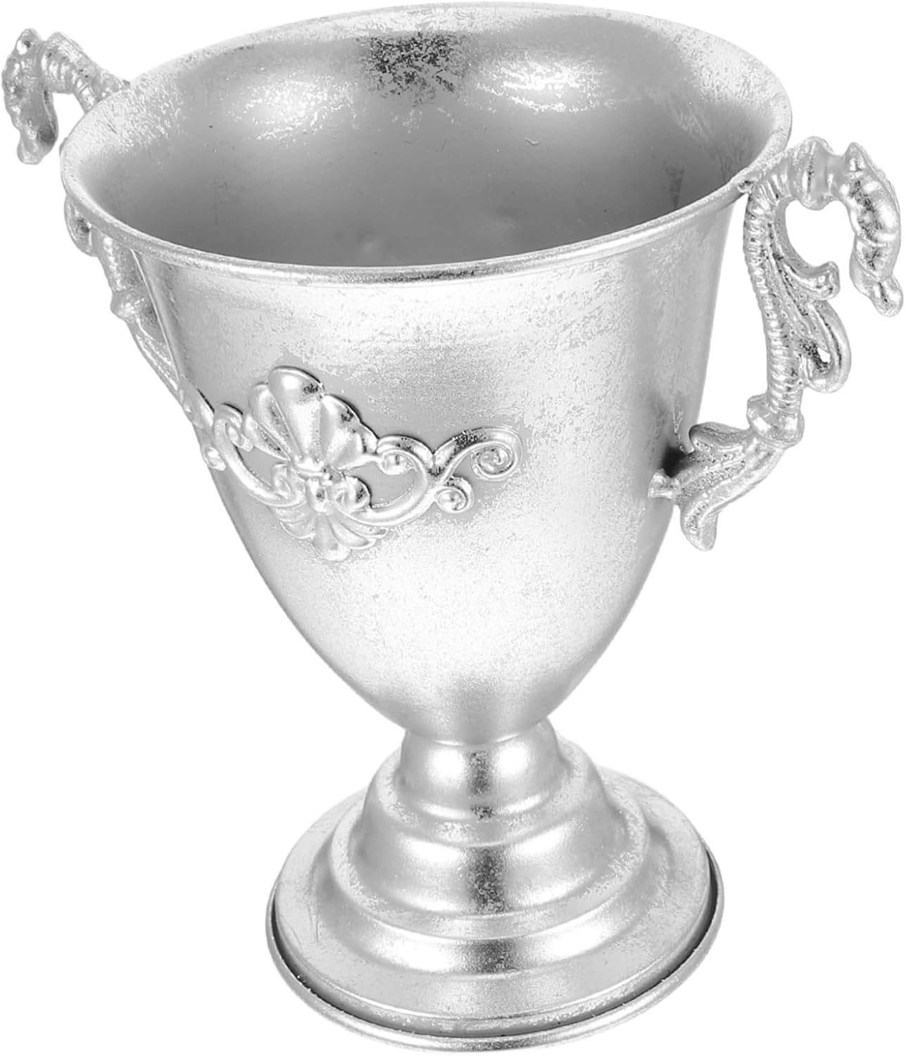 Rustic Iron Flower Vase Vintage Decorative Pot for Home