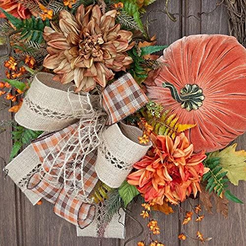 Autumn Door Wreath Rustic Grapevine Home Decor