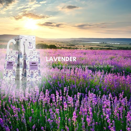 MYARO 12 Pack Lavender Gardenia Scented Sachets for Drawer Closet