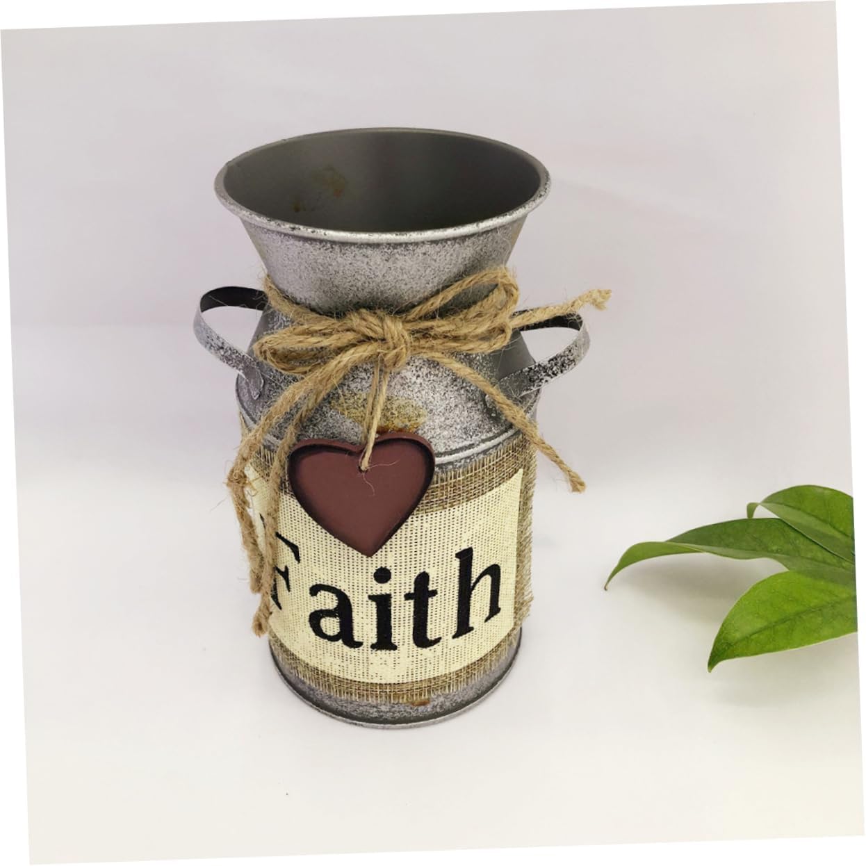 Balacoo Iron Flower Pot Handle Rustic Vintage Vase