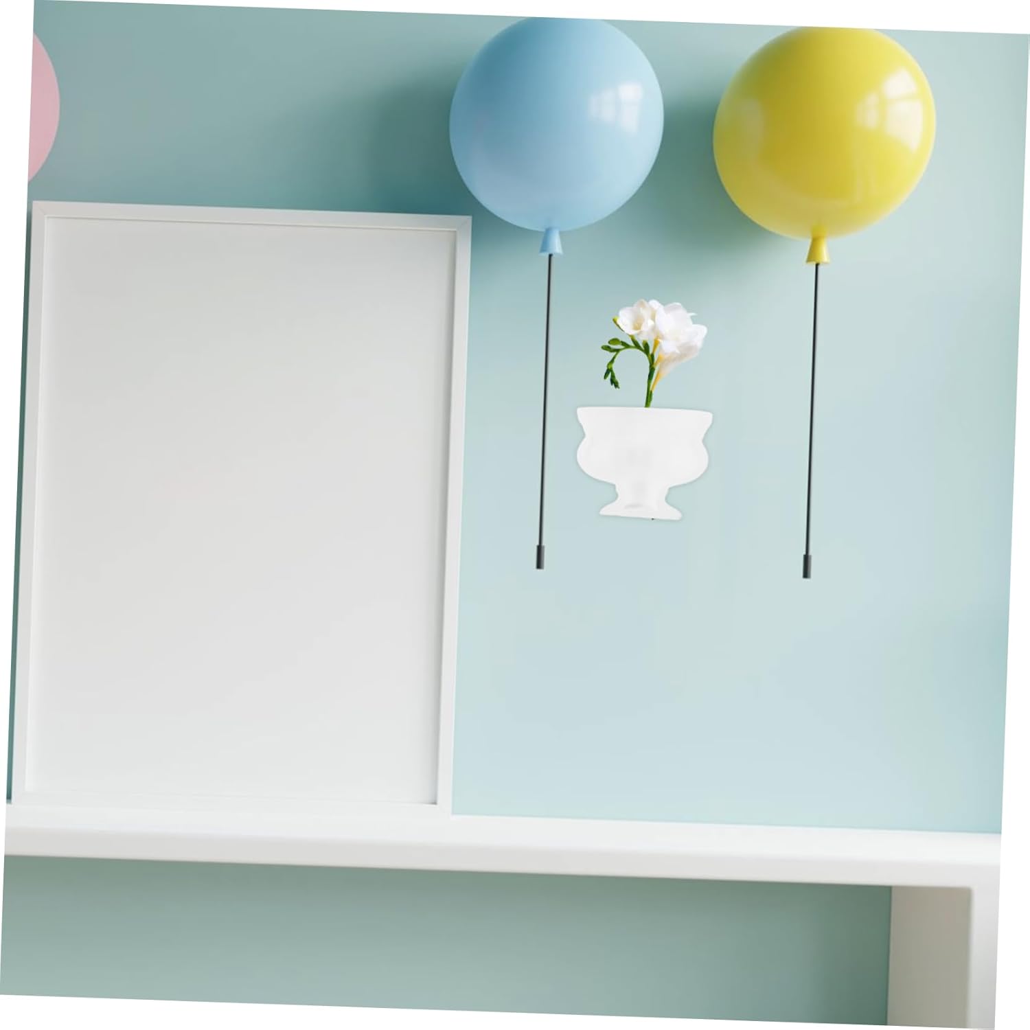 MERRYHAPY Half Vase Flower Pot Retro Planter for Home Decor