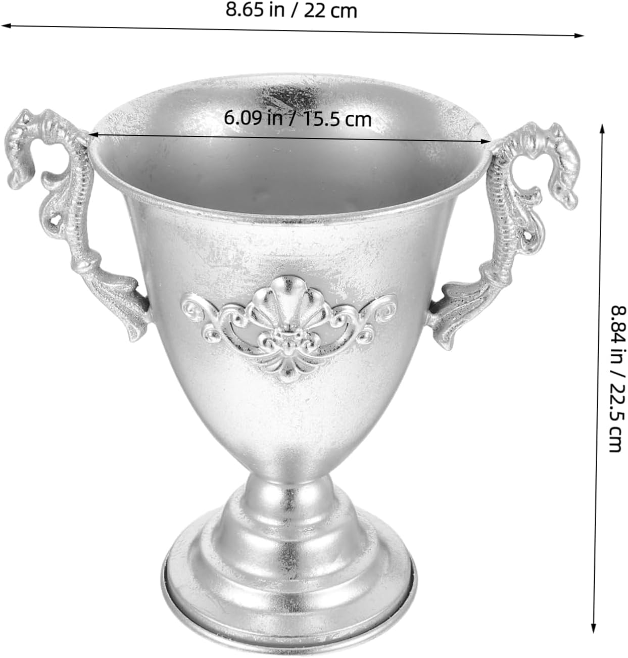 Metal Iron Flower Vase Rustic Vintage Decor Centerpiece for Wedding