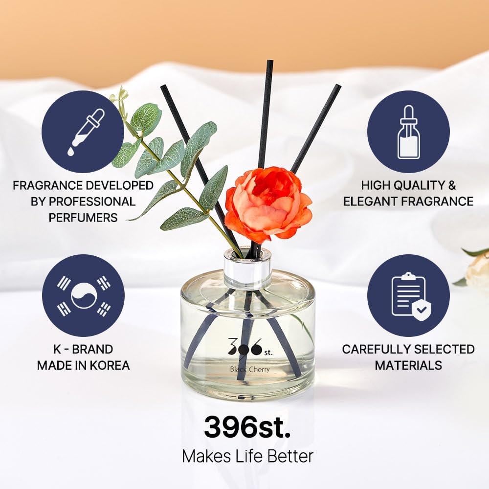 396 St Peony Flower Reed Diffuser Set 200ml