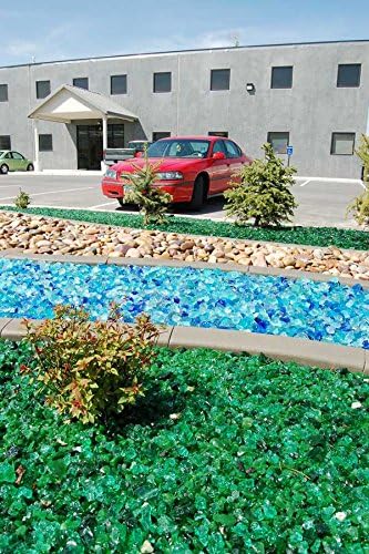 Crystal Green Landscape Glass Medium 10 Lb Bag 1