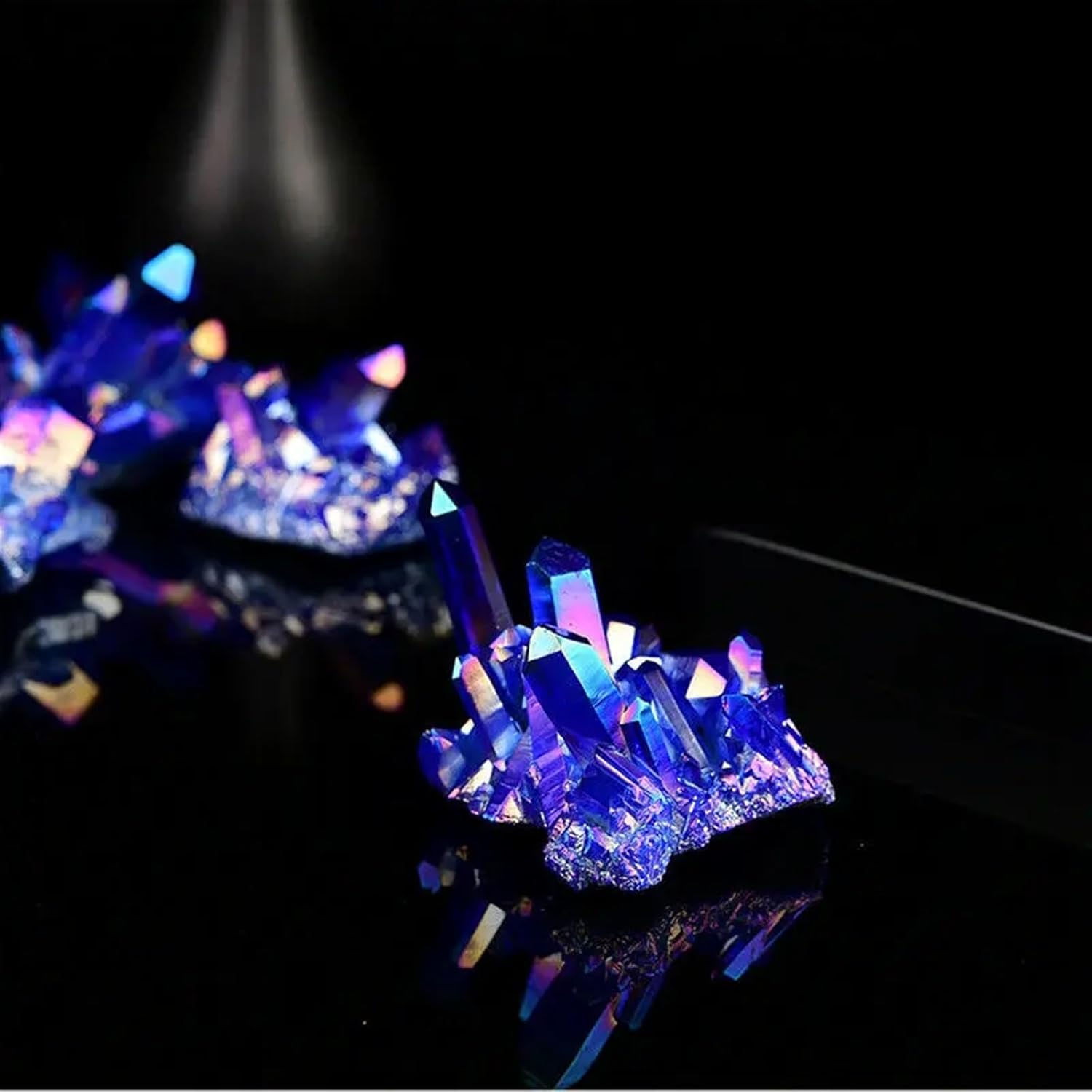 KatLin Blue Angel Crystal Cluster Healing Ornament