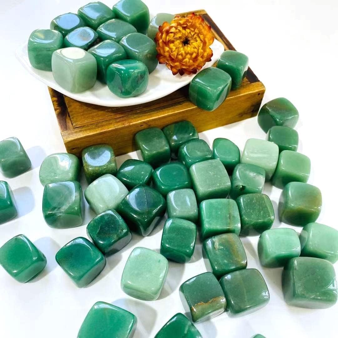 DOUKI Natural Crystal Square Tumble Stones 500g Home Decor