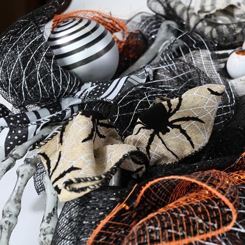 Needzo Halloween 2024 Skeleton Wreath