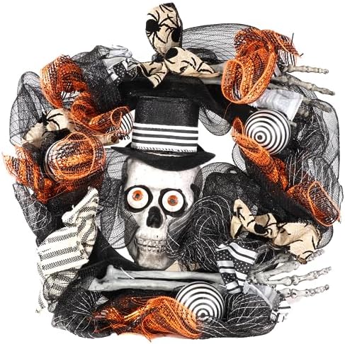 Needzo Halloween 2024 Skeleton Wreath