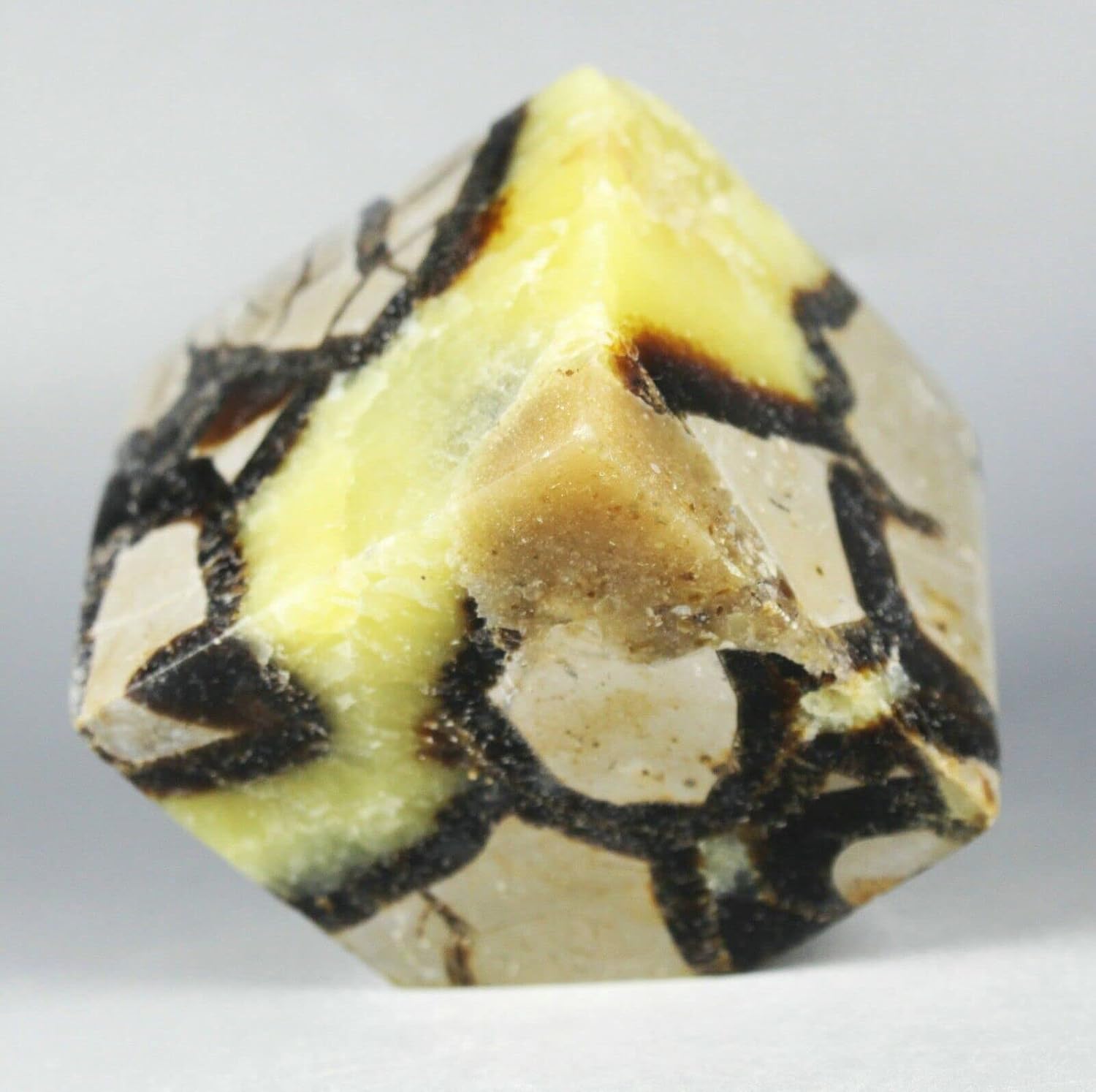Polished Dragon Septarian Cube Display Reiki Stone 360G L9668