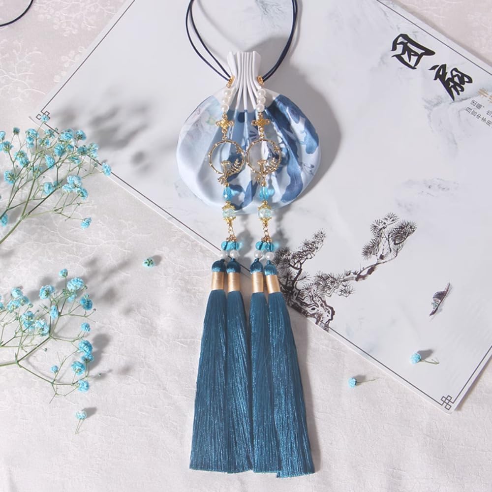 10cm Antique Carry On Sachet Hanfu Purse Tassel Pendant