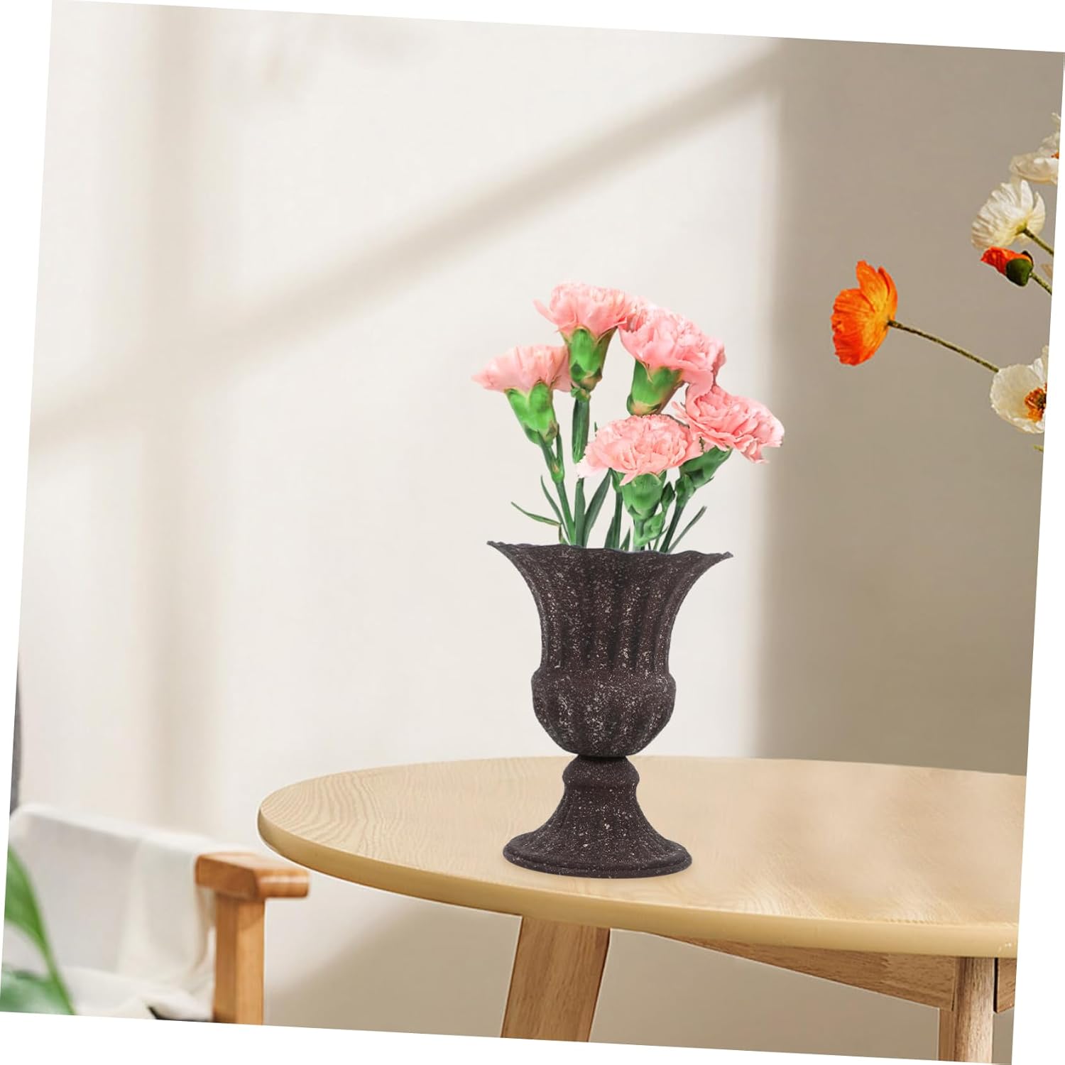 Creative Wrought Iron Flower Pot Vintage Dried Flower Vase for Unique Home Decor
