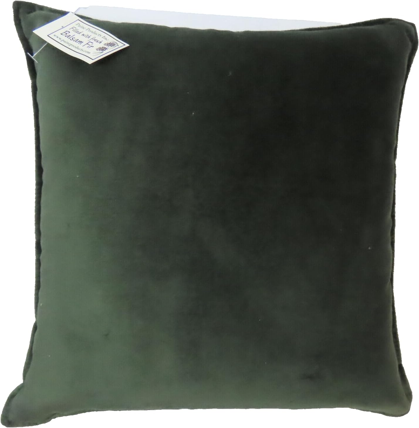 Balsam Fir Filled Tapestry Sachet Pillow Green Pine Cone Branch 12x12 Christmas Tree Potpourri