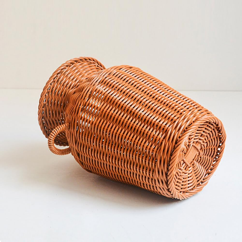 Generic Wicker Vase Rattan Woven Decorative Basket