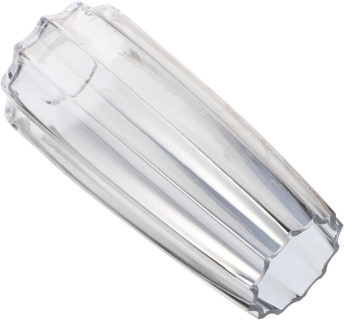 Cabilock Smoky Grey Glass Vase for Dried Flowers and Plants