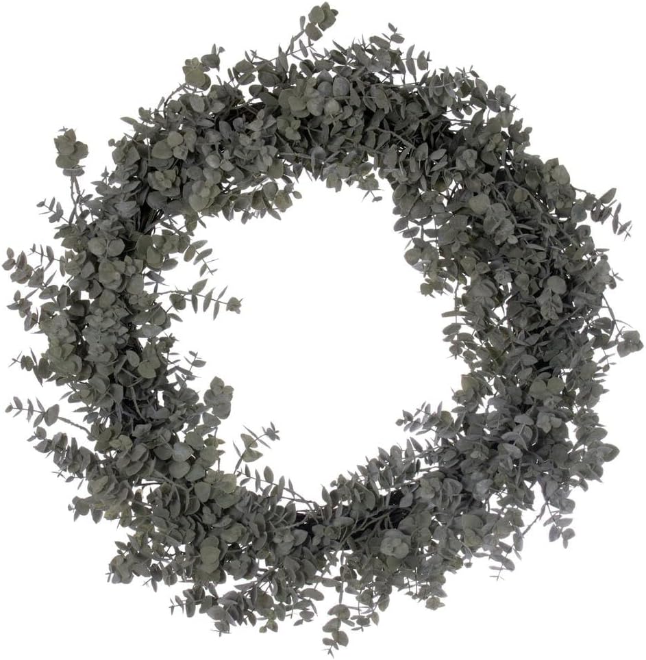 Vickerman 30 Inch Artificial Green Eucalyptus Wreath