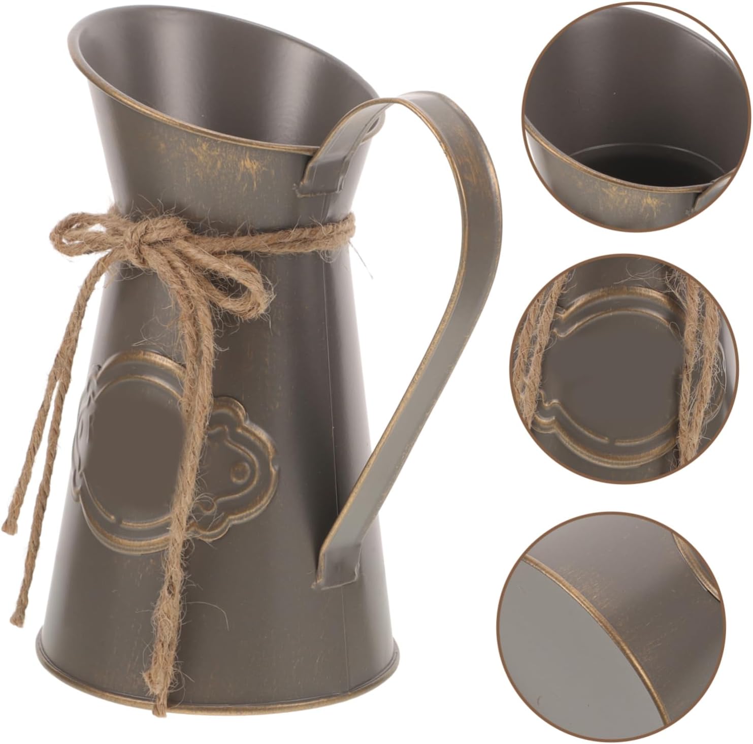 Vintage Floral Arrangement Pot for Home Decor