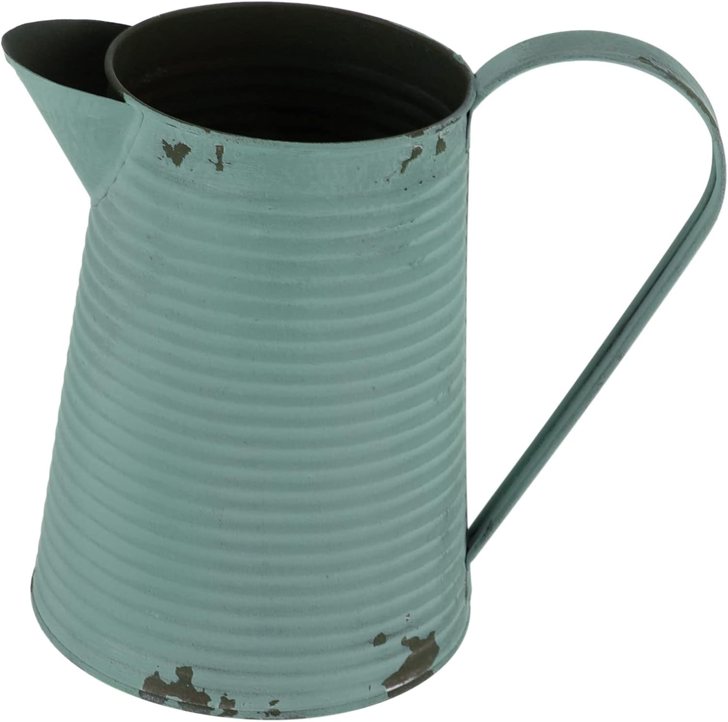 Vintage Iron Flowerpot Pitcher for Home Decor