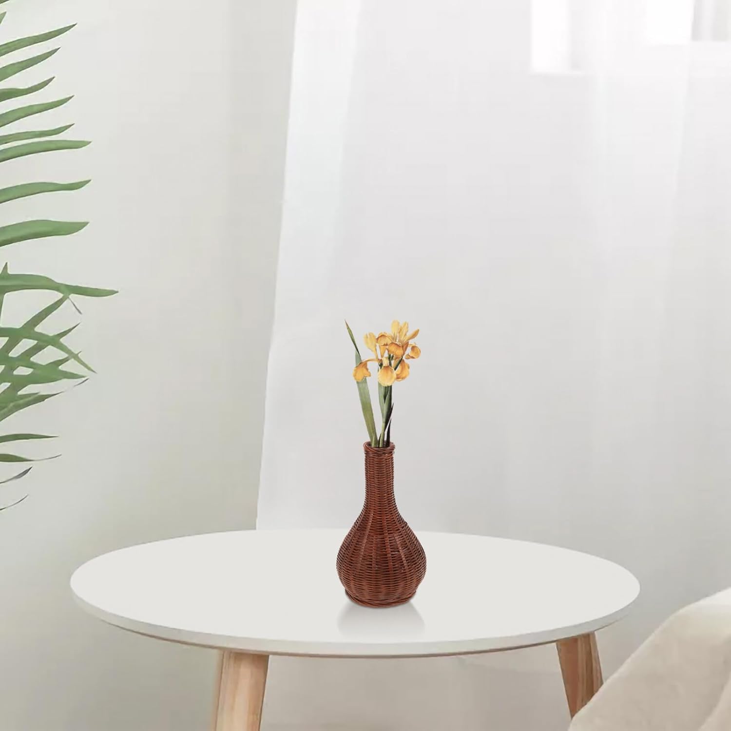 Alipis Rattan Vase for Home Office Decor