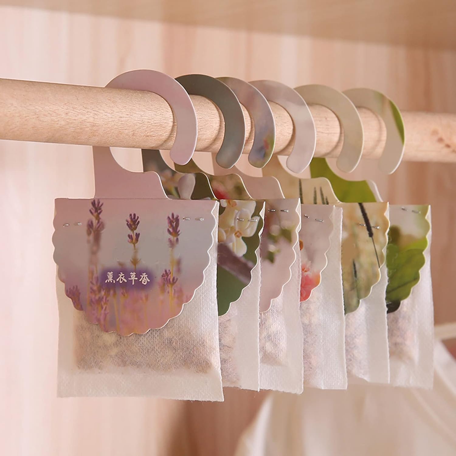 Natural Long-Lasting Wardrobe Hanging Spice Sachets