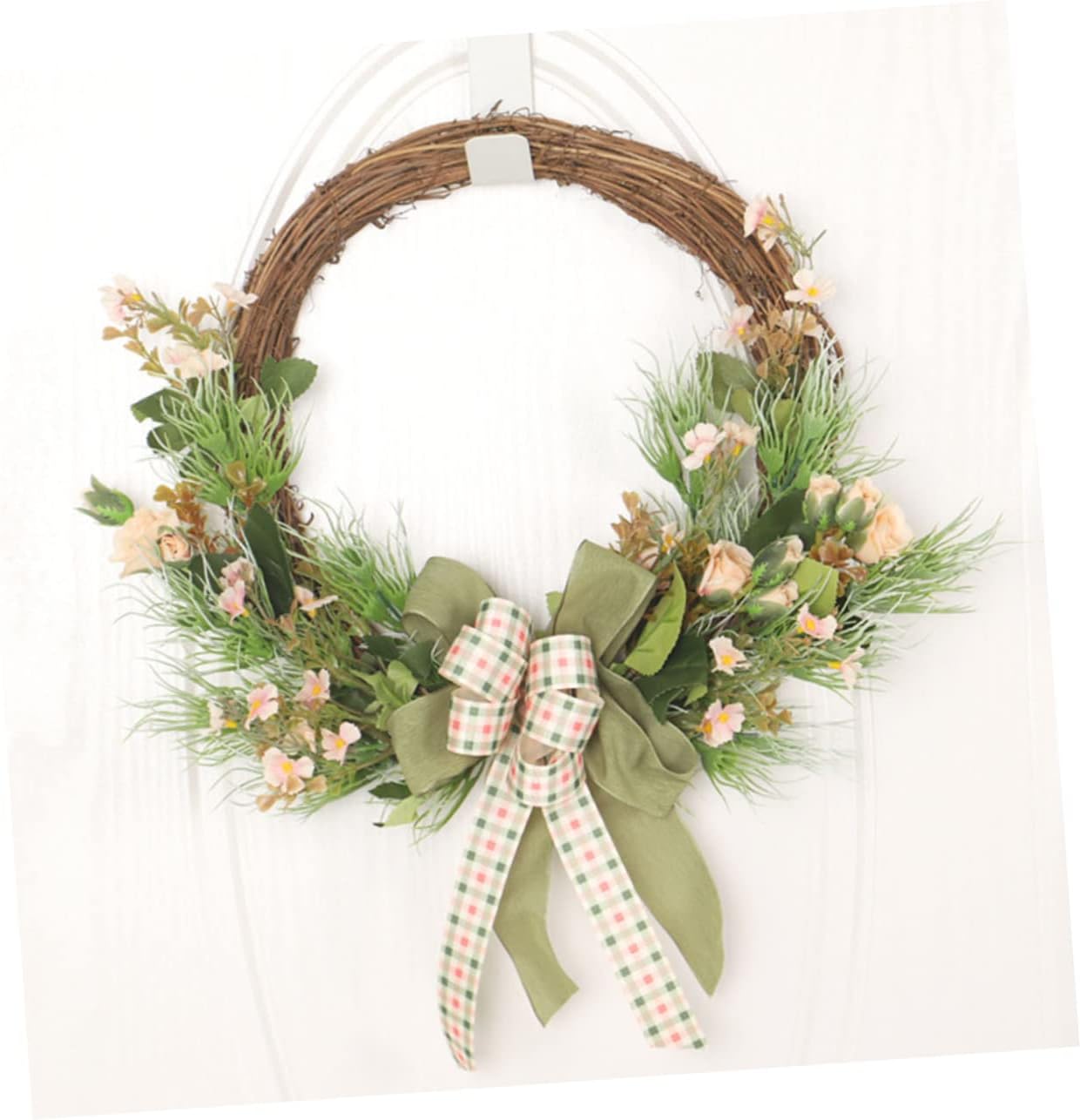 1pc Lifelike Artificial Wreath for Front Door Decor