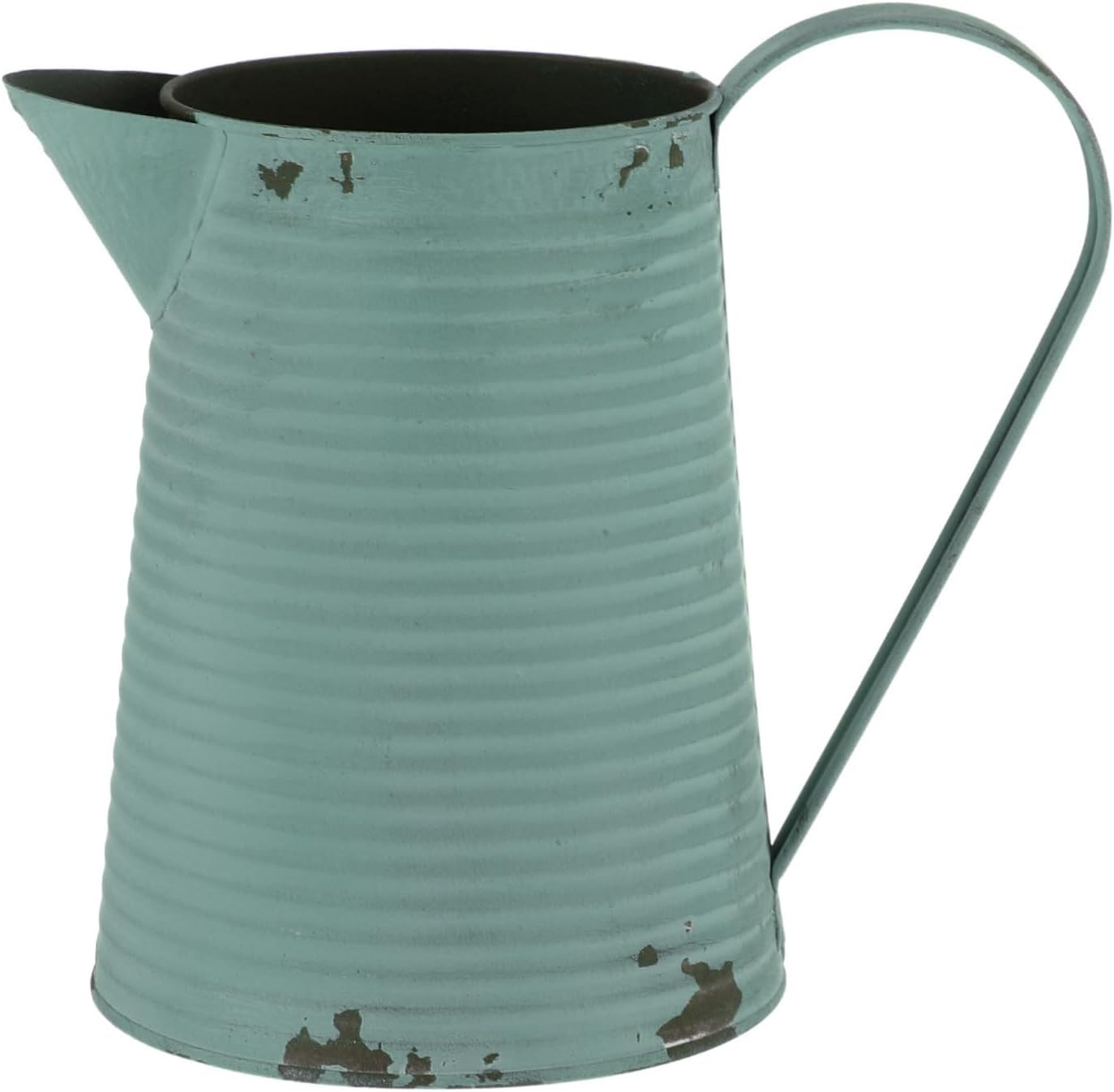 Vintage Iron Flower Pot Handle Rustic Decorative Planter for Home and Garden