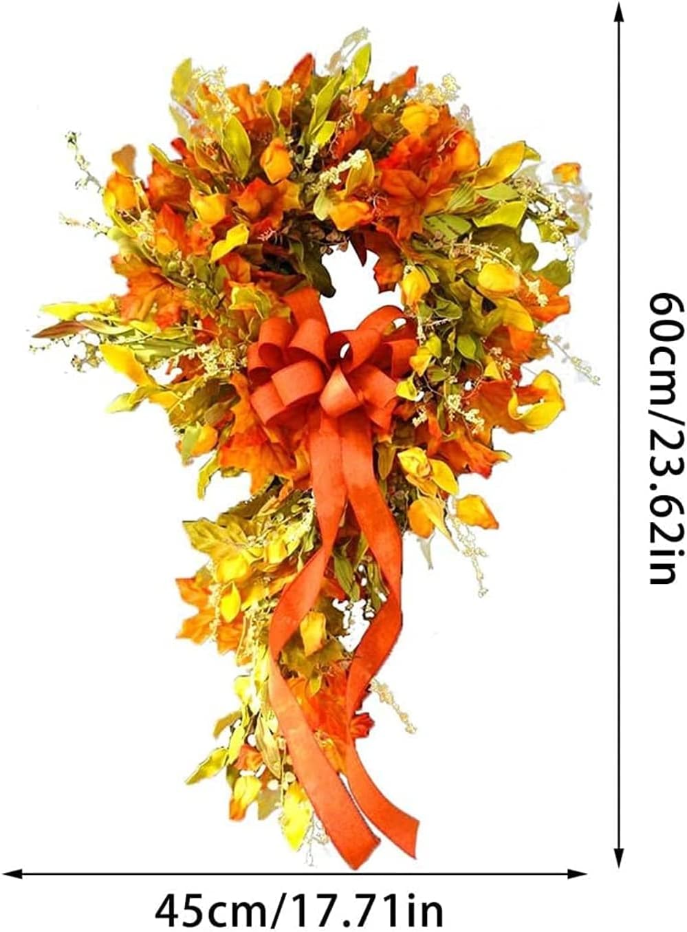 Handmade Eucalyptus Autumn Wreath for Front Door