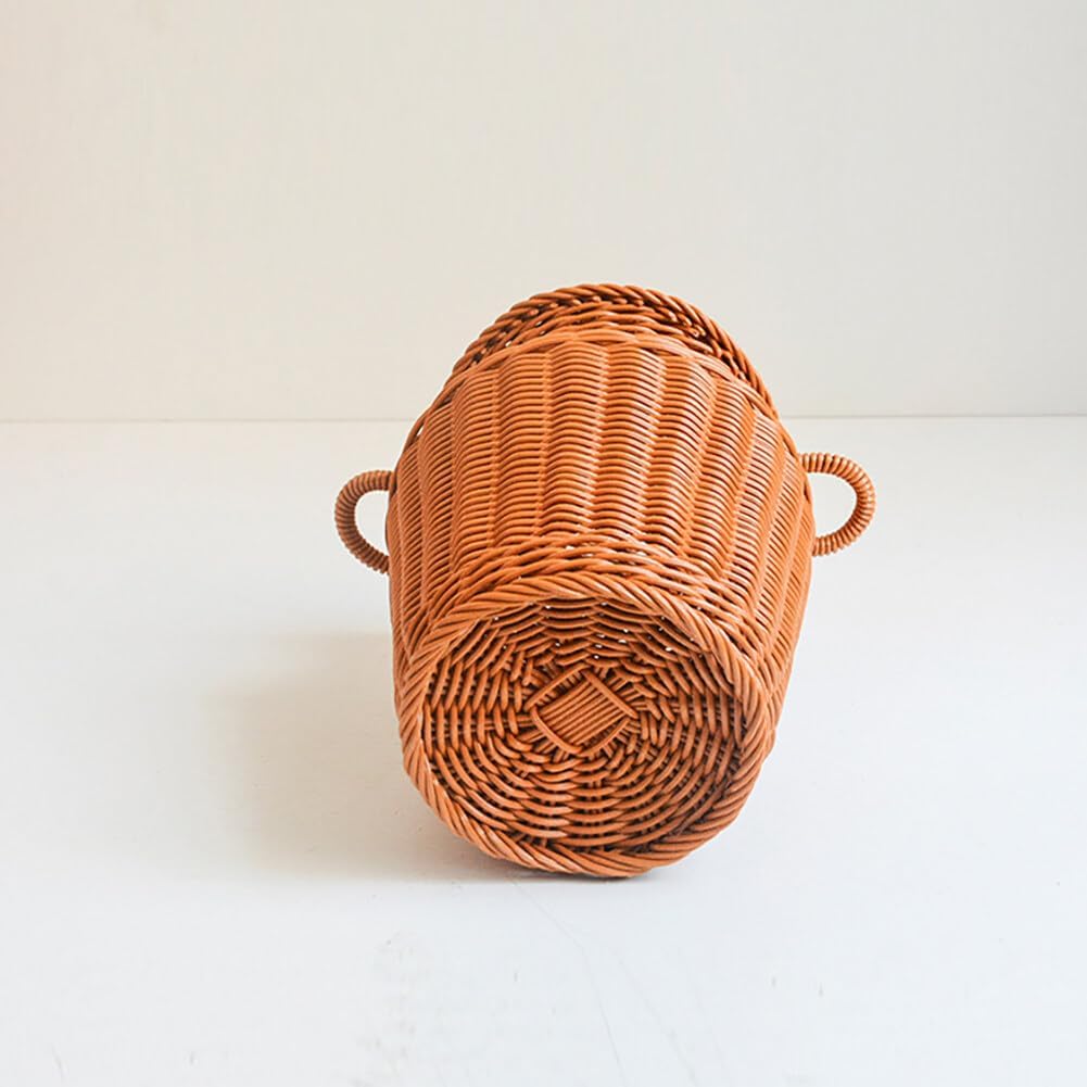 Generic Wicker Vase Rattan Woven Decorative Basket