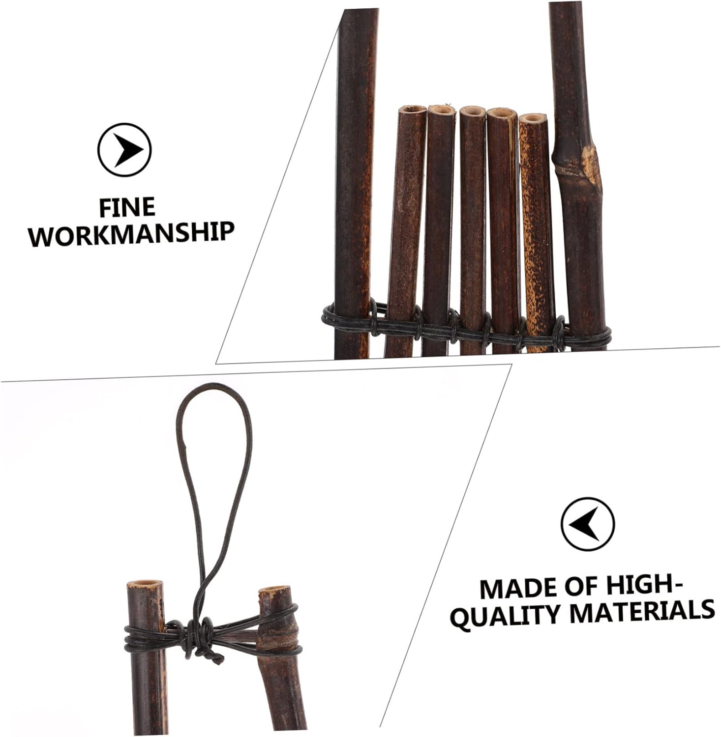 Zerodeko Vintage Bamboo Flower Vase for Wall and Home Decor