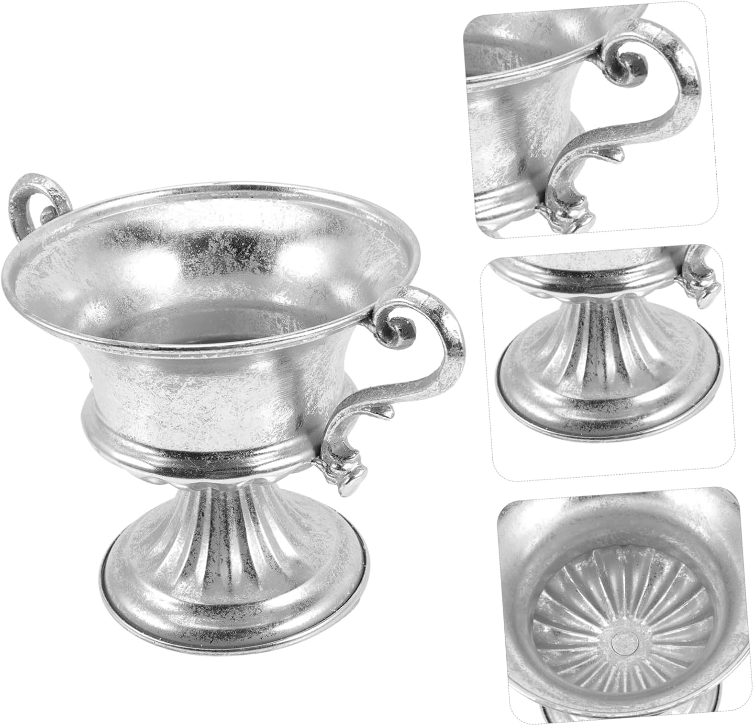 SUPVOX Vintage Iron Flower Vase for Home Decor