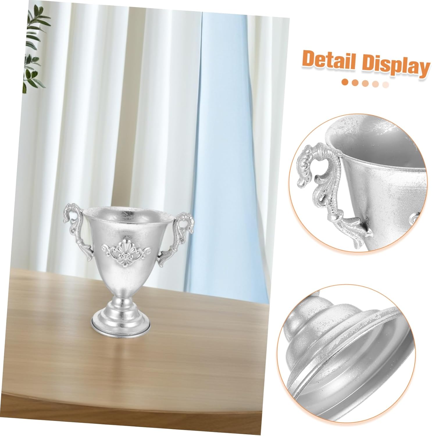 Metal Iron Flower Vase Rustic Vintage Decor Centerpiece for Wedding