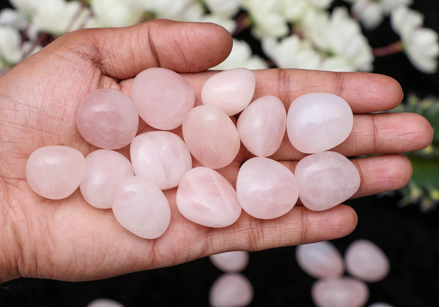 Amethyst Tiger Eye Rose Quartz Black Tourmaline Tumbled Stones Bulk