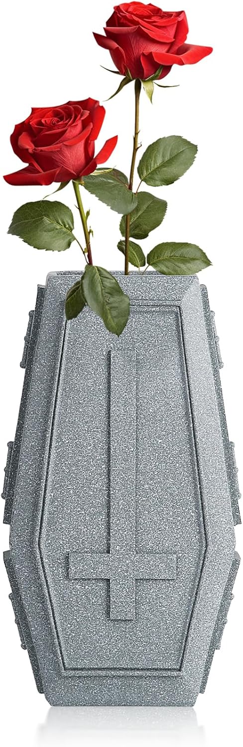 Gothic Coffin Vase for Flowers and Plants