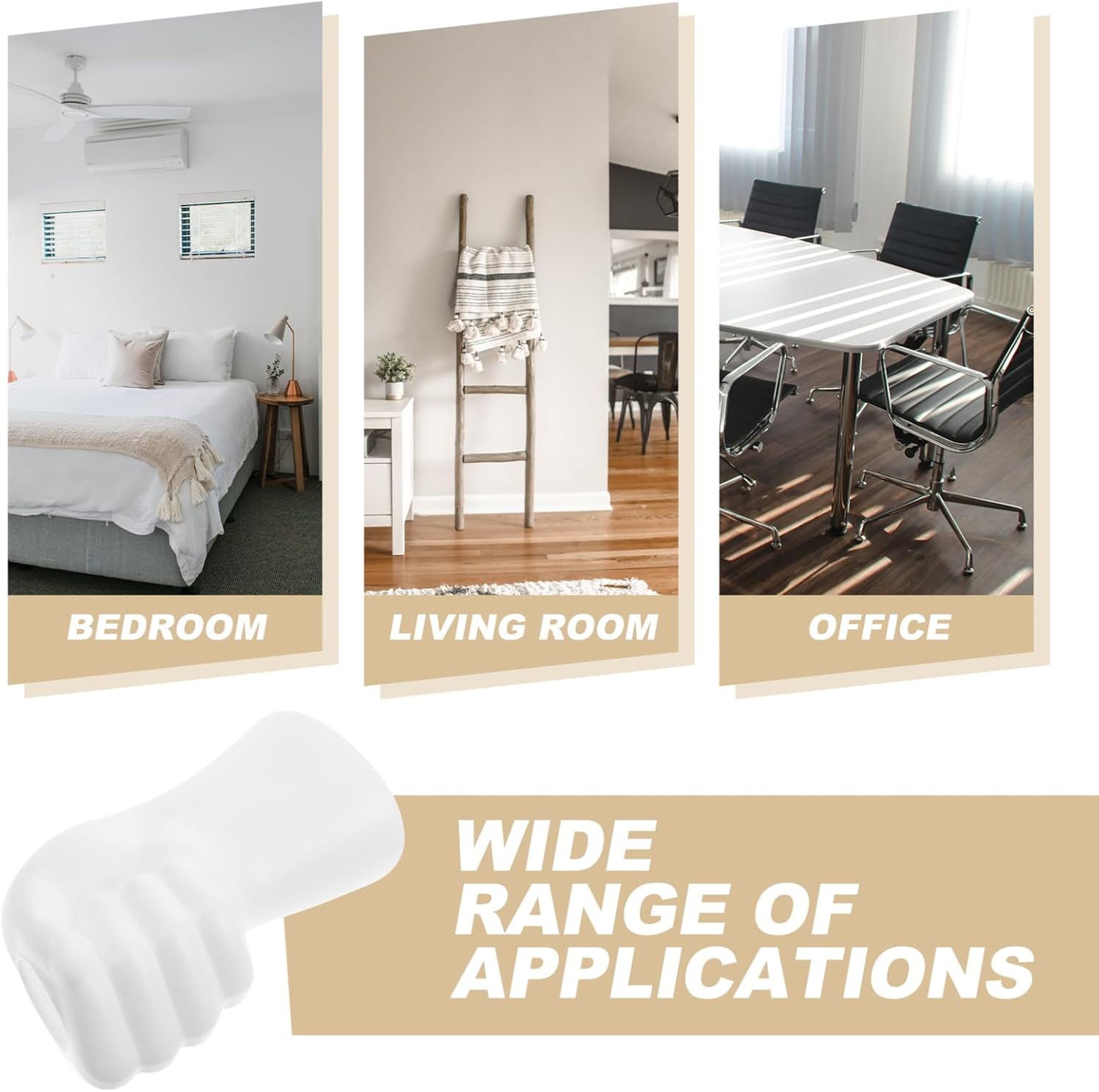 BESPORTBLE 2pcs Modern Hand Vase Decorative Flower Pots for Home and Office