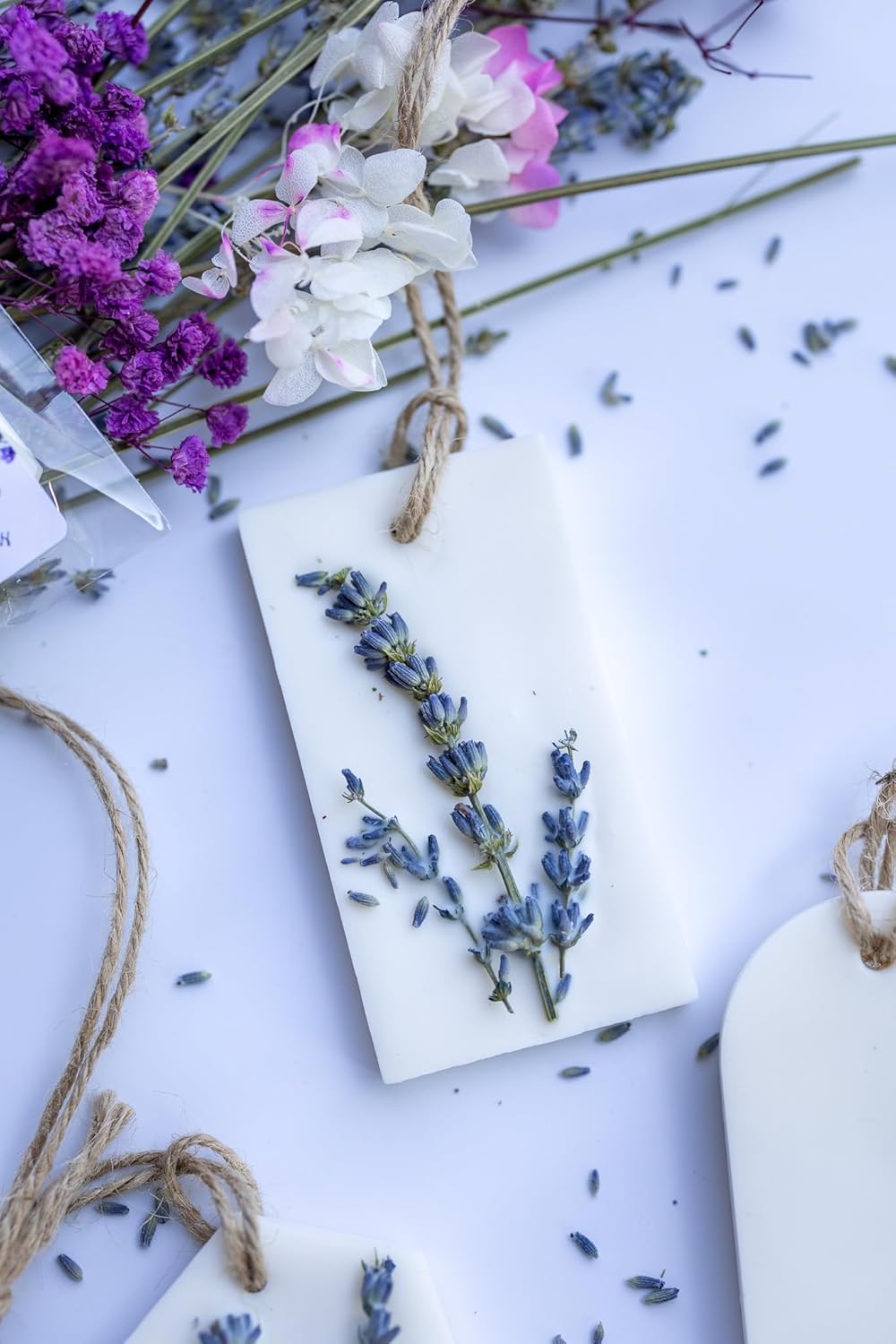 Lavender Soy Wax Sachets for Home and Car Freshness