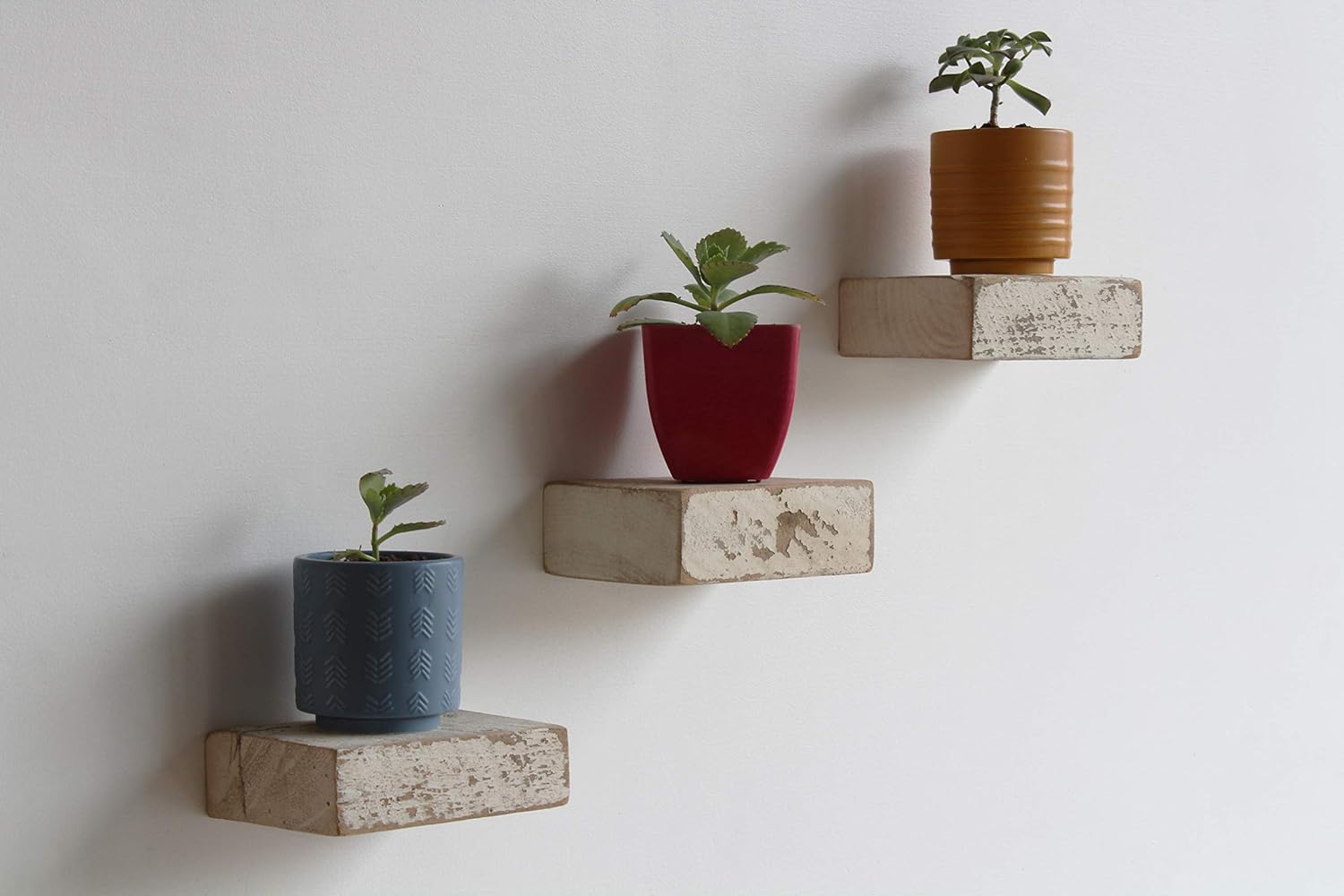 Urban Legacy Reclaimed Barn Wood Floating Shelves Set of 3