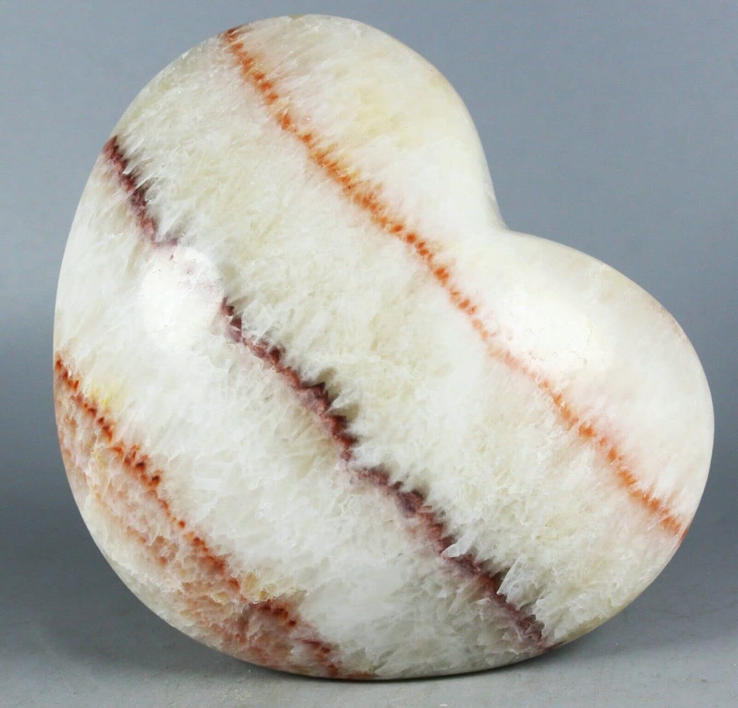 Natural Pork Stone Polishing Heart Shape Healing