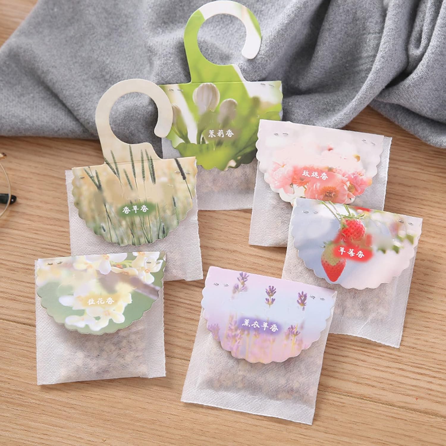 Natural Long-Lasting Wardrobe Hanging Spice Sachets