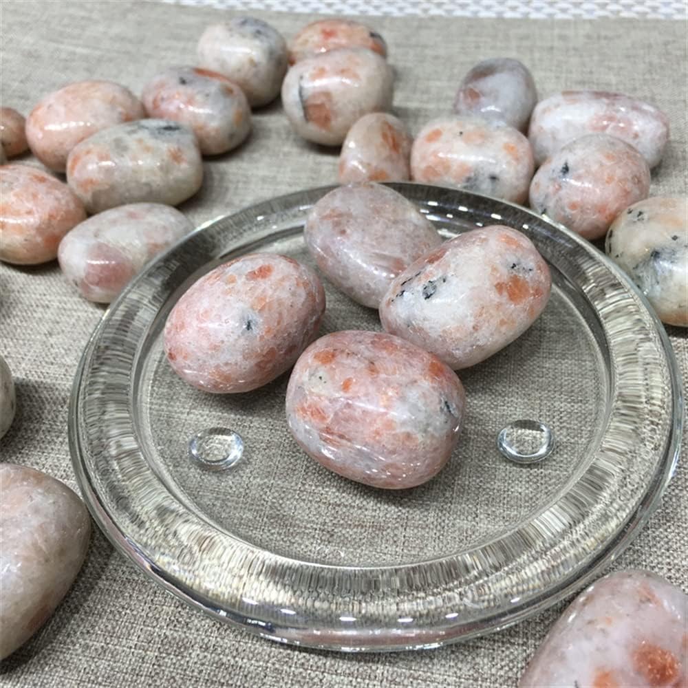 Meditation Natural Sunstone Tumbled Healing Stones for Indoor Fountain Decoration