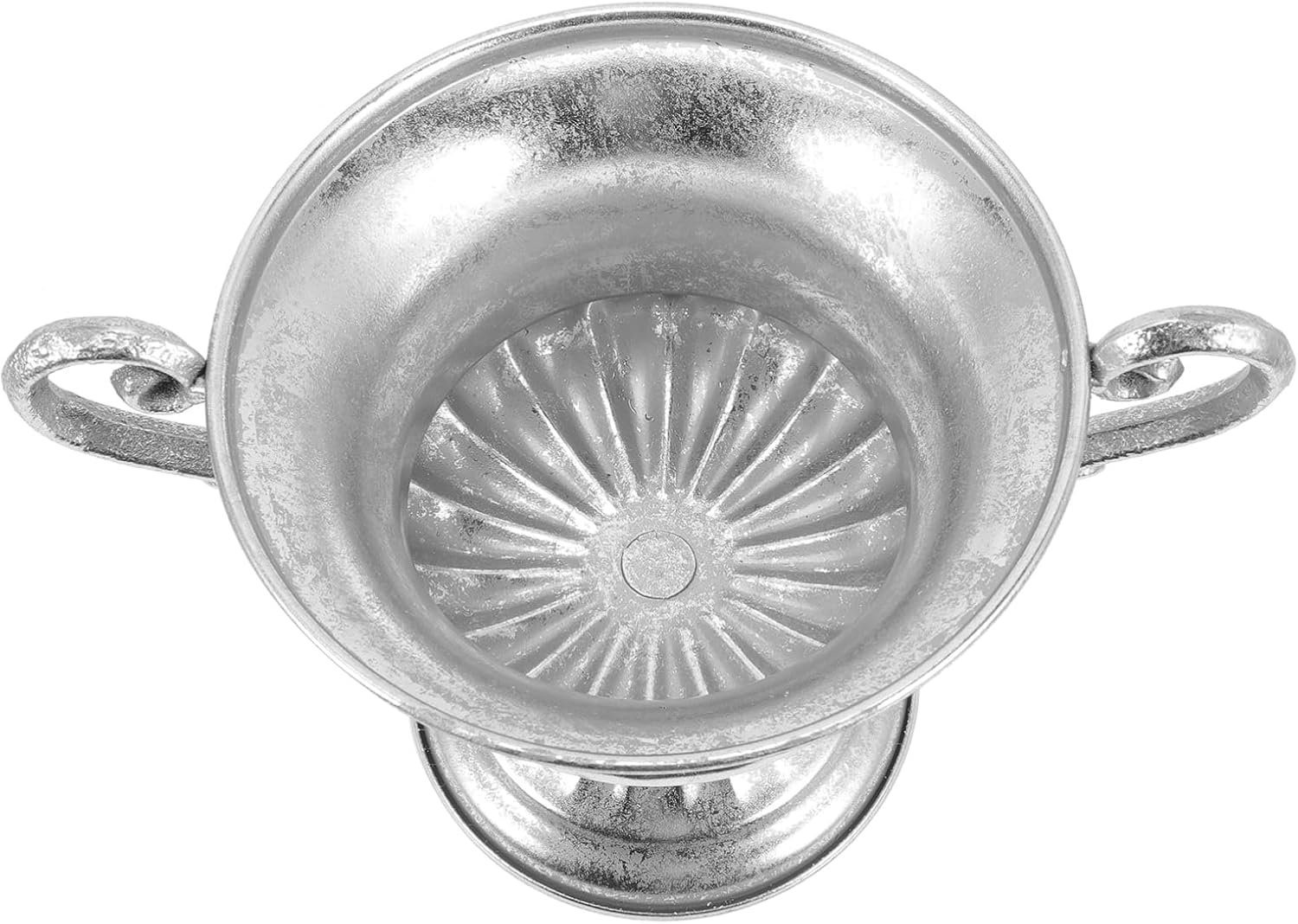 SEWOART Decorative Flower Vase Vintage Silver Vase for Home Decor