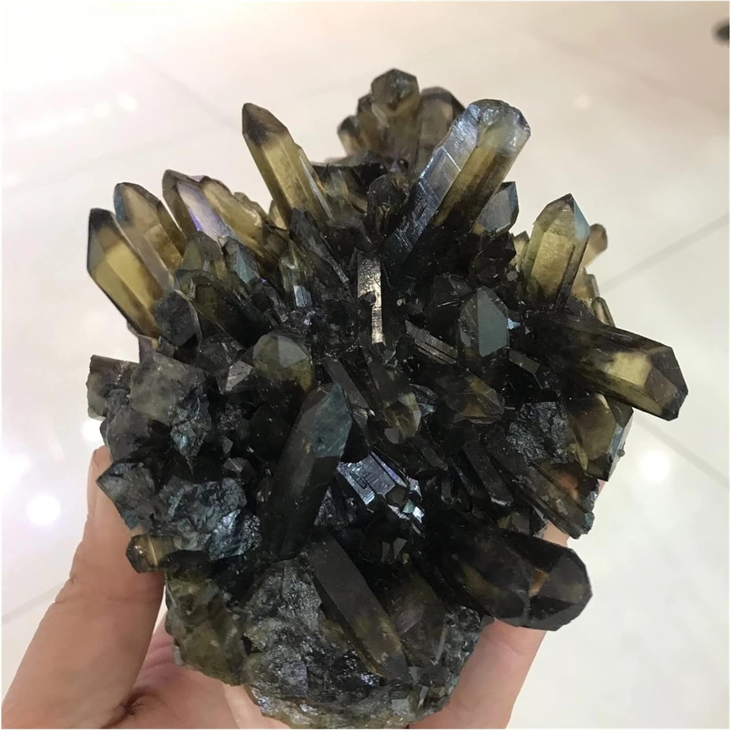 PEKMAR Natural Raw Brown Smoky Quartz Crystal Clusters 1kg